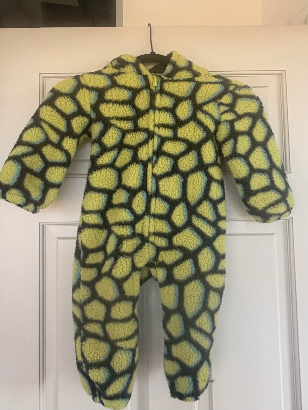 Old Navy toddler Sherpa fleece dinosaur  one-piece costume